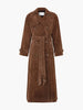Penny - Trenchcoat aus Wildleder