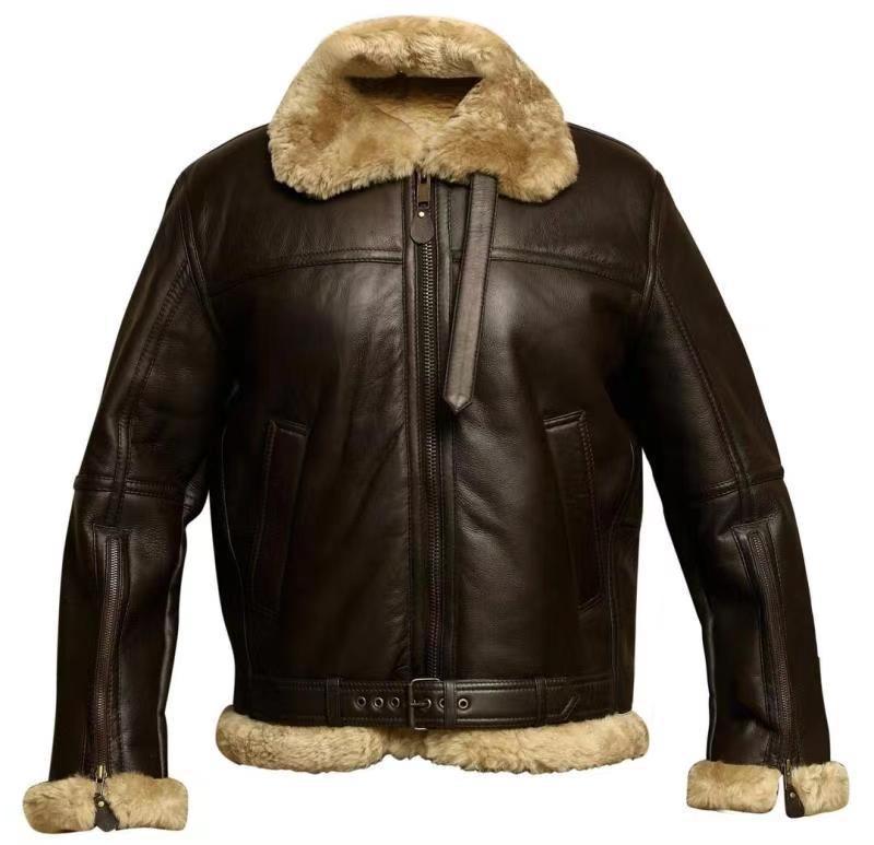 Elaine | Premium Lammfelllederjacke