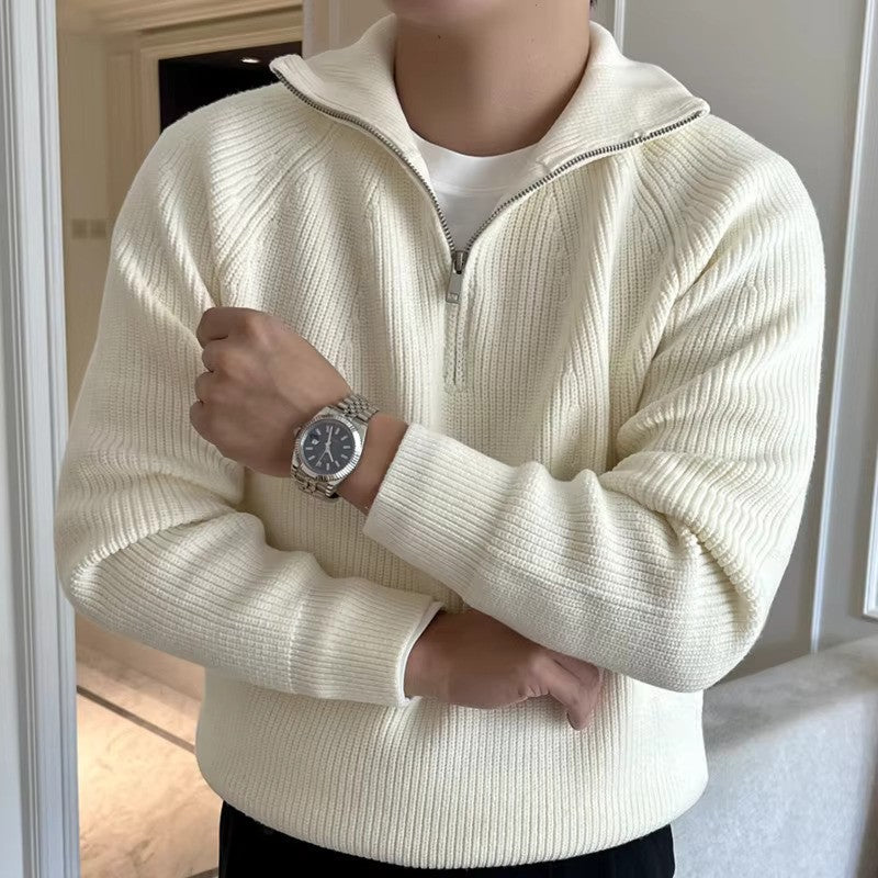 Artur | Pullover mit viertel Reißverschluss