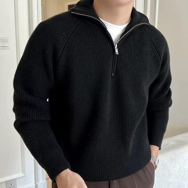 Artur | Pullover mit viertel Reißverschluss