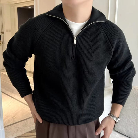 Artur | Pullover mit viertel Reißverschluss