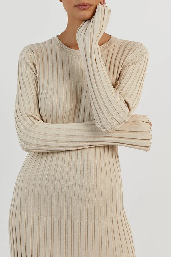 Carrie | Strick Midikleid - Strick Midikleid | Dresses Women