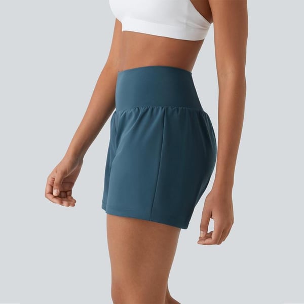 Laurel |  2-in-1-Yogashorts mit hoher Taille und Seitentaschen