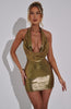 Frida | Minikleid - Gold