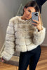 BEATRICE Kunstfell-Bubble-Jacke