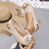 Dallas | Tagesangebot  Damen-Blumenblockabsatz-Sandalen