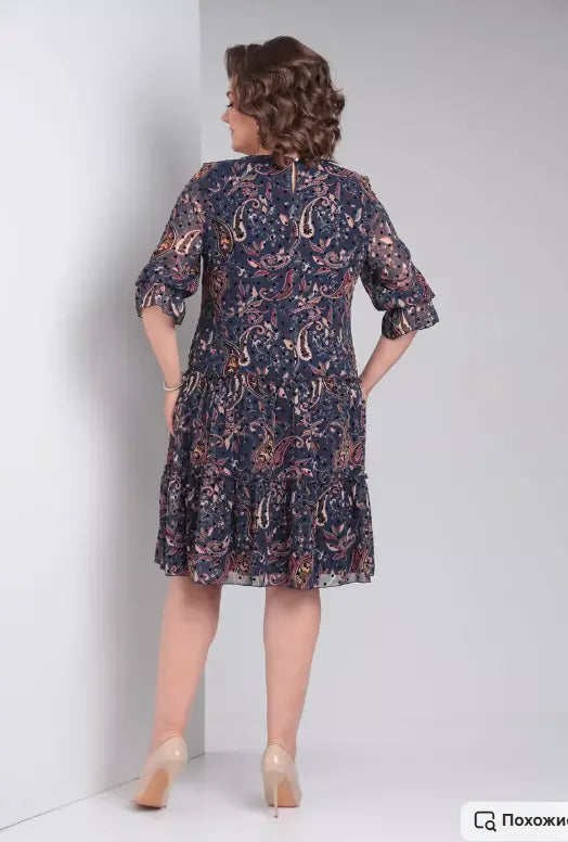 Roniesh | Neue Frühlingskleid mit Print für Damen