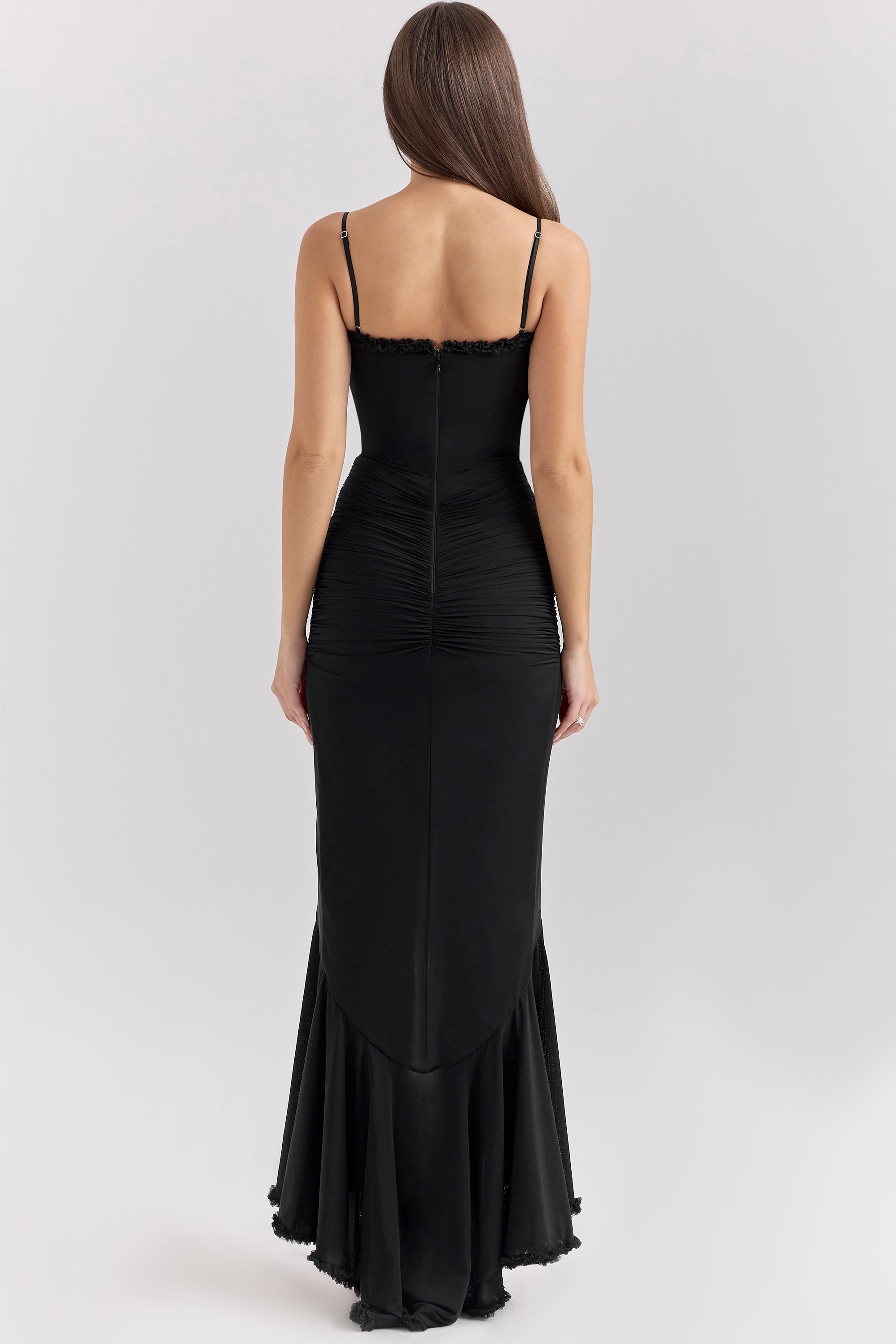 Katie | Atemberaubendes Kleid mit Rüschenfront