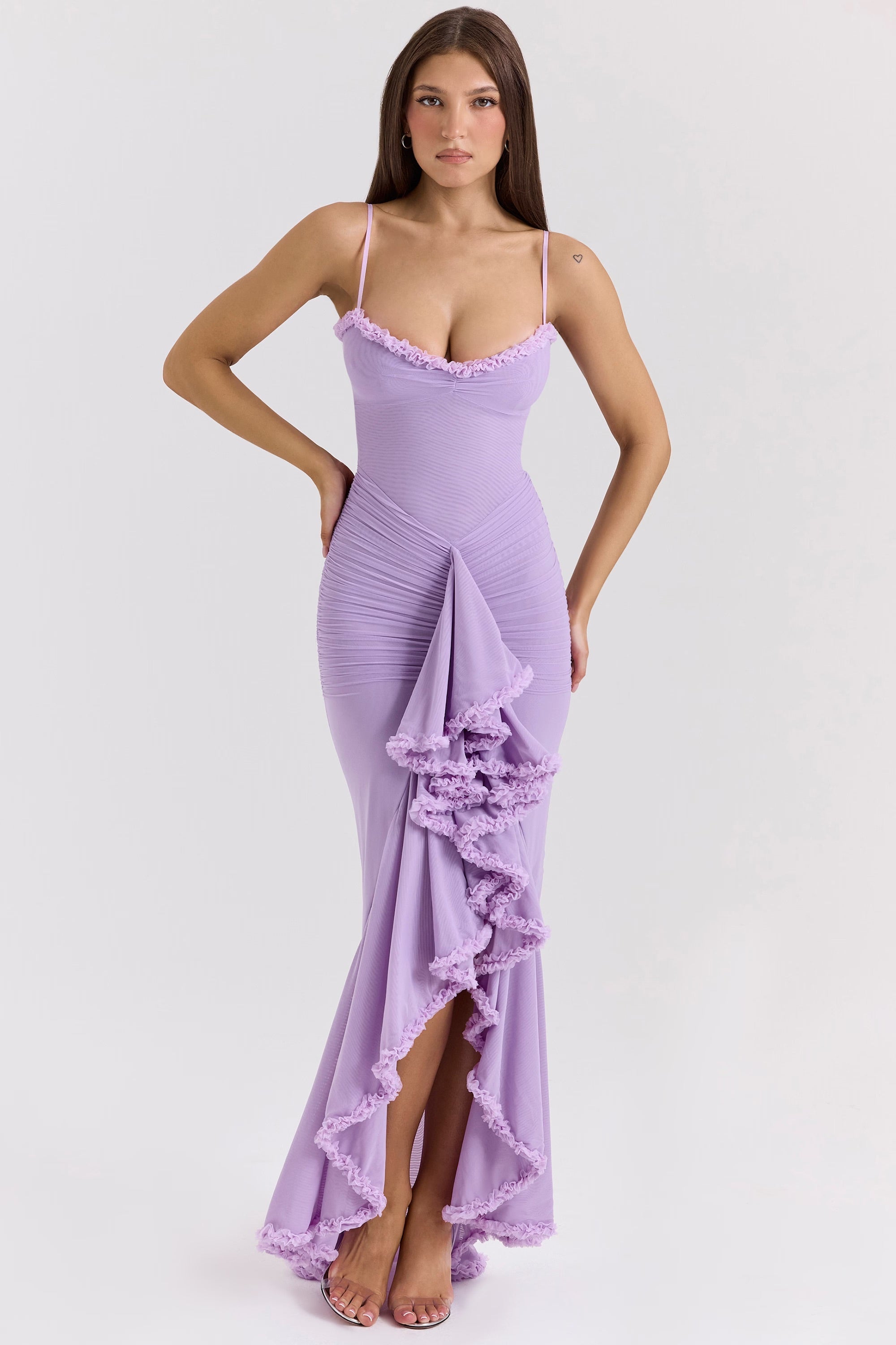 Katie | Atemberaubendes Kleid mit Rüschenfront