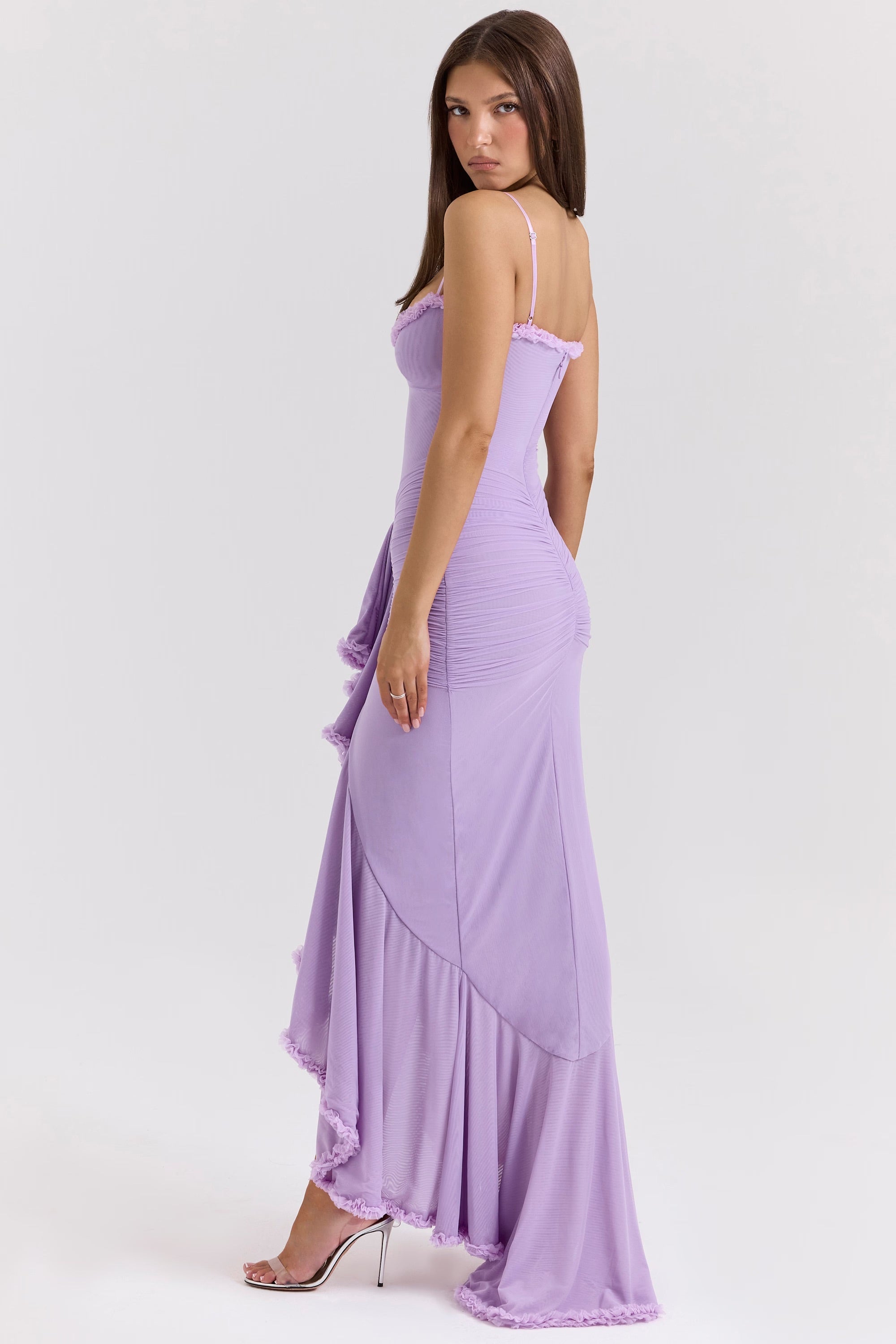 Katie | Atemberaubendes Kleid mit Rüschenfront