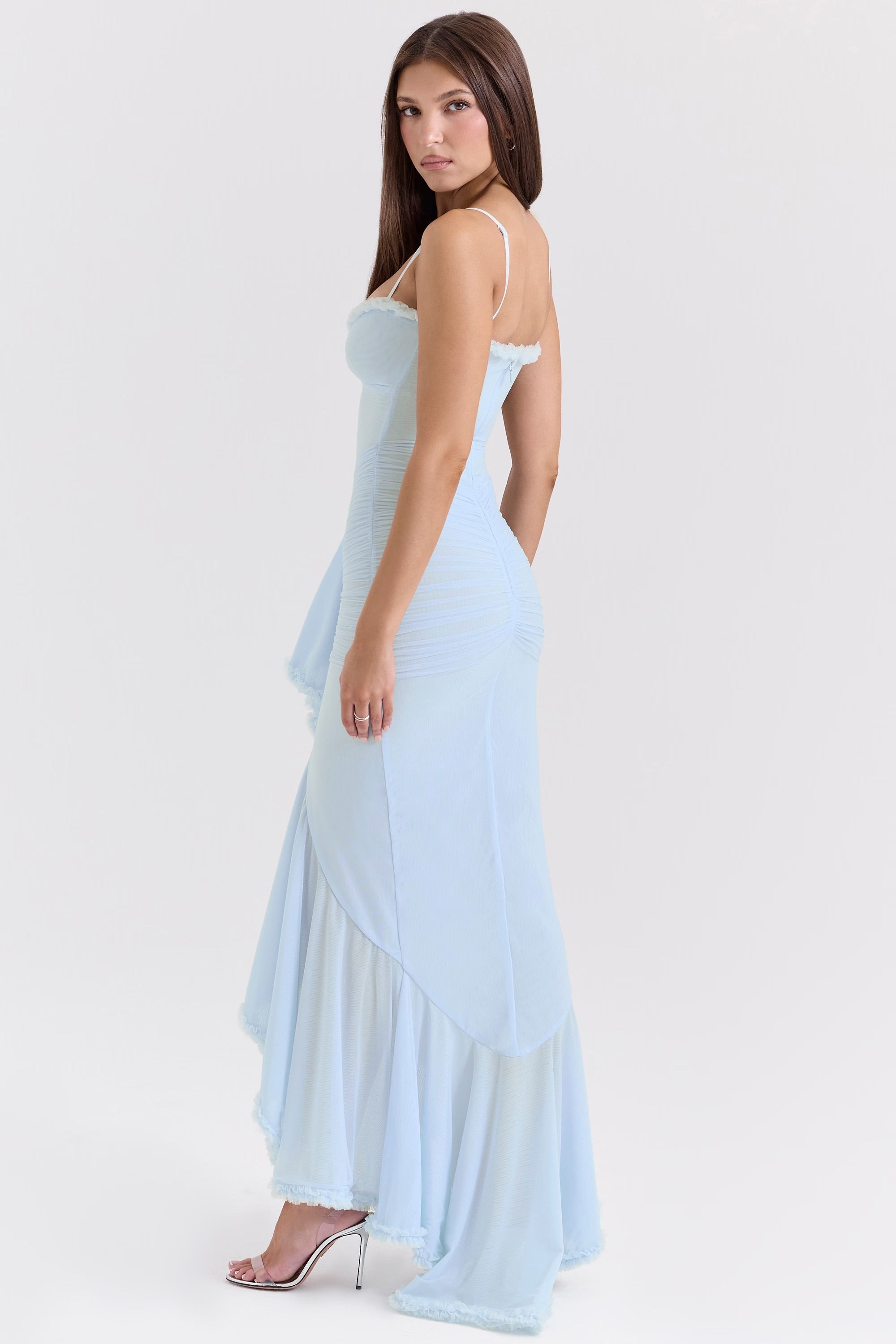 Katie | Atemberaubendes Kleid mit Rüschenfront