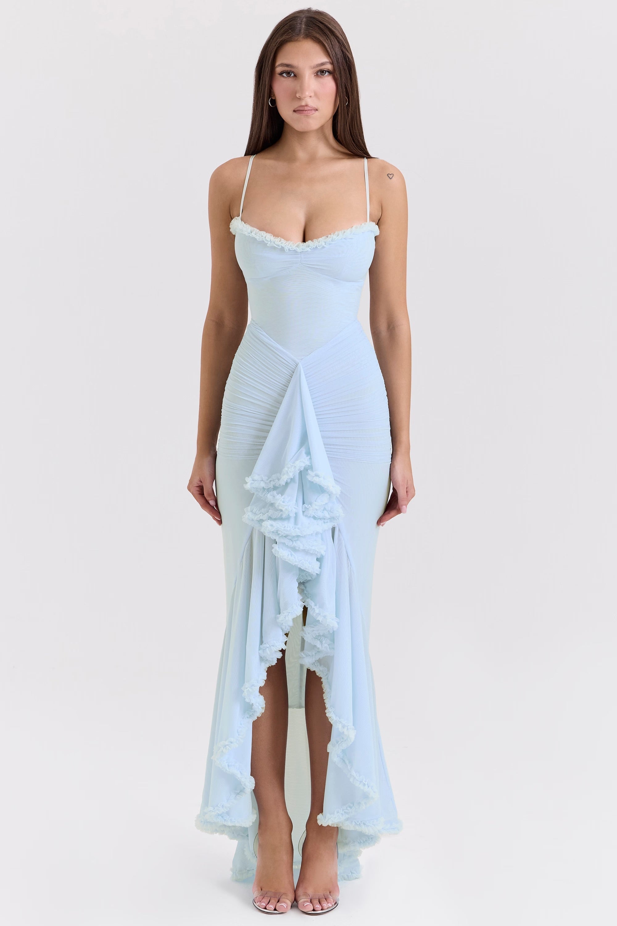 Katie | Atemberaubendes Kleid mit Rüschenfront