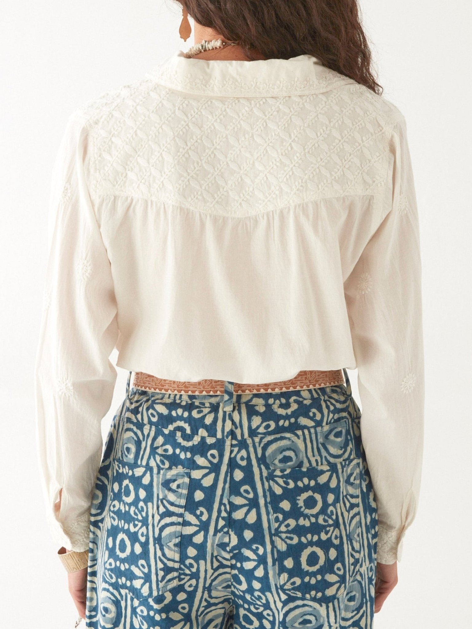 Theodora | Ganges Bluse - Off White