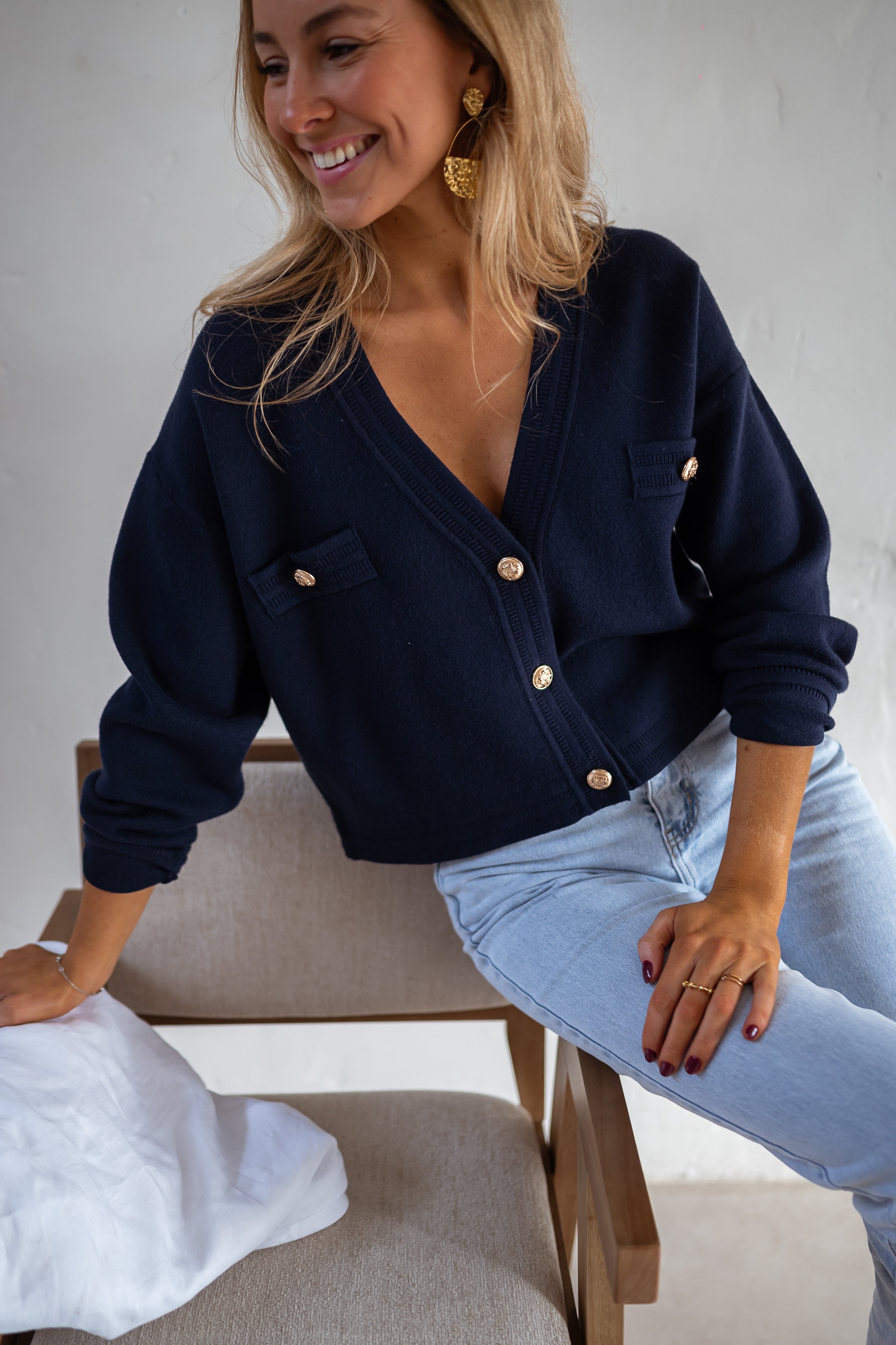 Kelly | Gilet Dara - blau