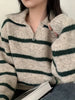 Gillian - Strickpullover mit V-Ausschnitt