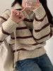 Gillian - Strickpullover mit V-Ausschnitt