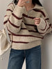 Gillian - Strickpullover mit V-Ausschnitt