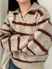 Gillian - Strickpullover mit V-Ausschnitt