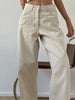Ginny | Hochtaillierte Baggy-Jeans