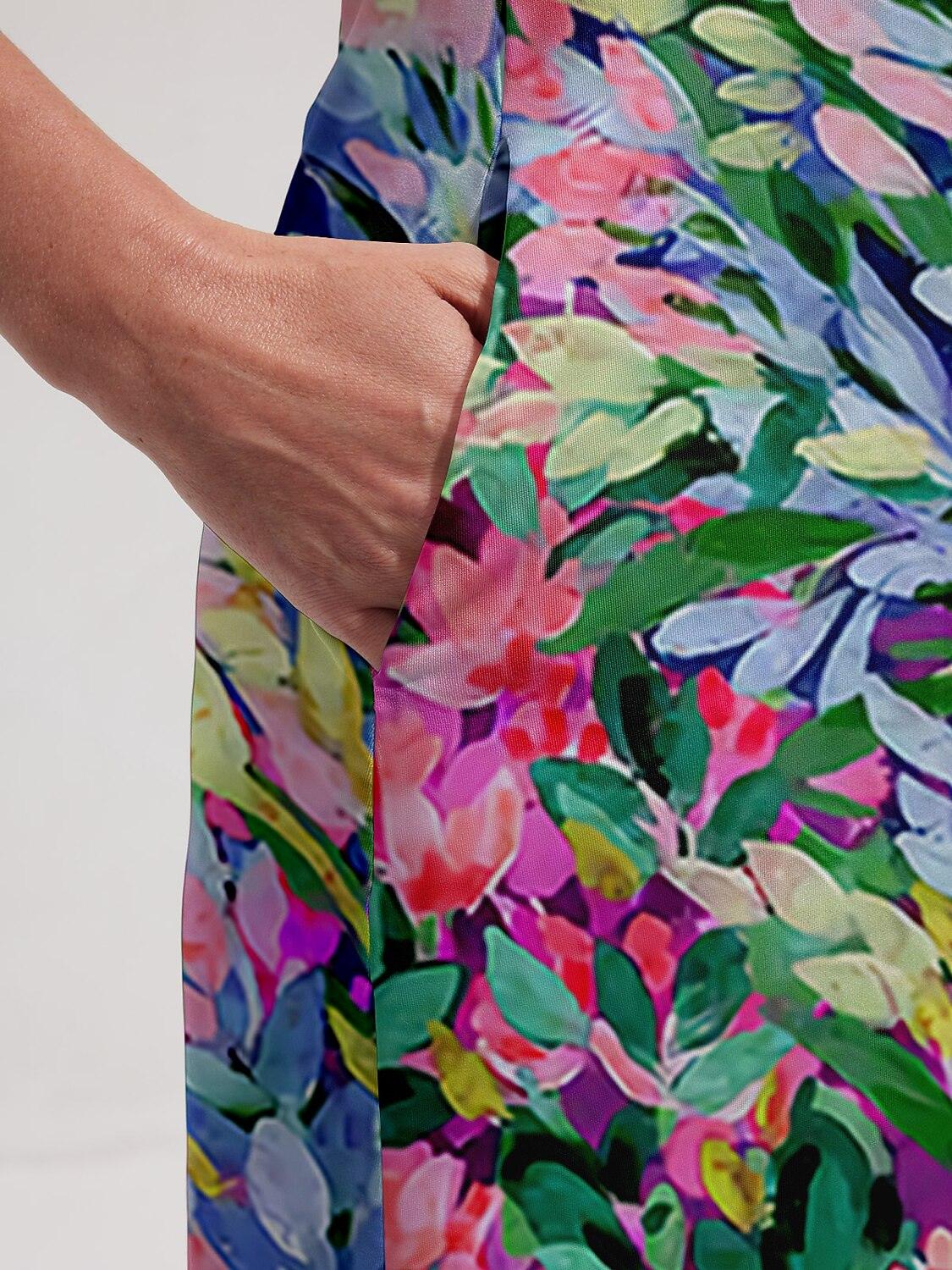 Lowen | Botanisches Energie-Kurzarmkleid UPF50+