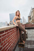 Mia | Elegante hochtaillierte Schlagleggings