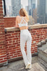 Mia | Elegante hochtaillierte Schlagleggings