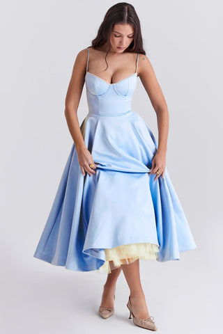 Neil | Cindy Tüll-Midi-Kleid