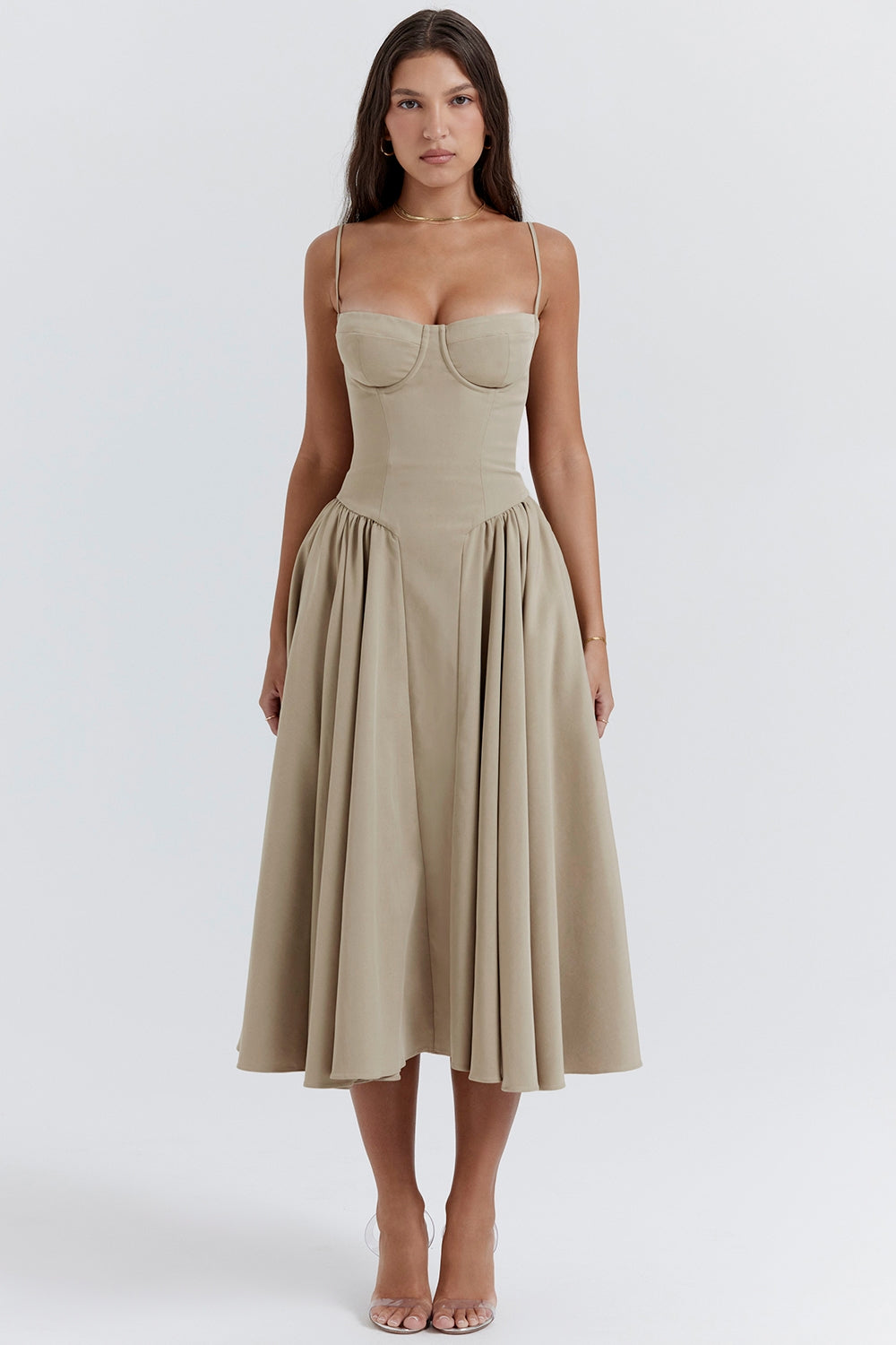 Maritza | Celine Korsett-Midi-Kleid