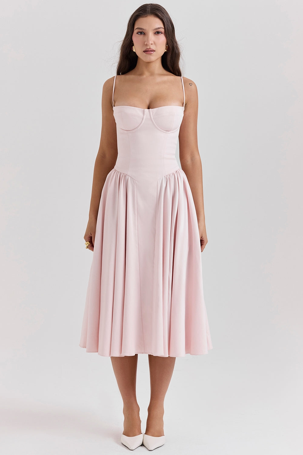 Aram | Celine Korsett-Midi-Kleid