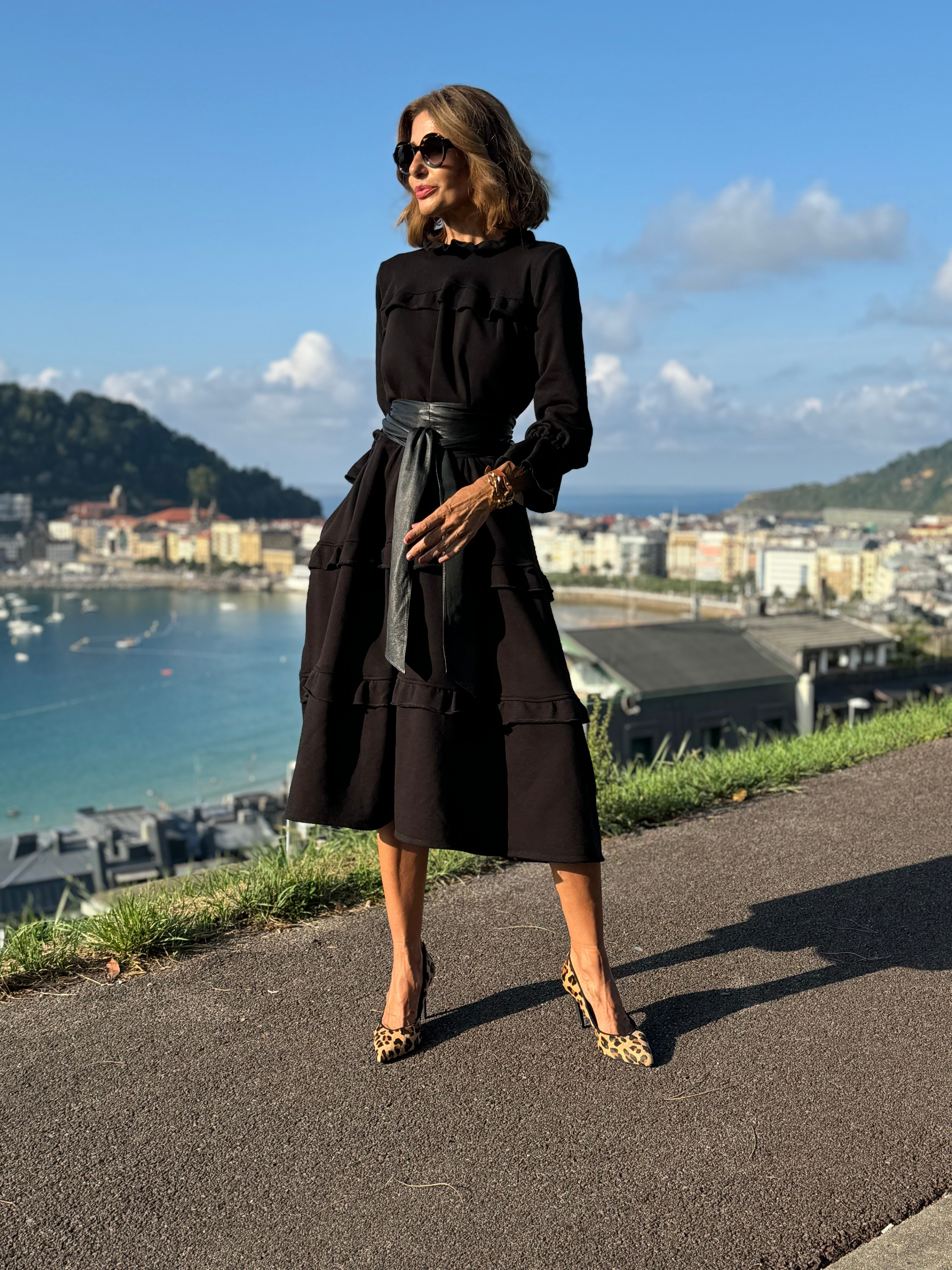 Annemarie | Lauren Schwarz Kleid