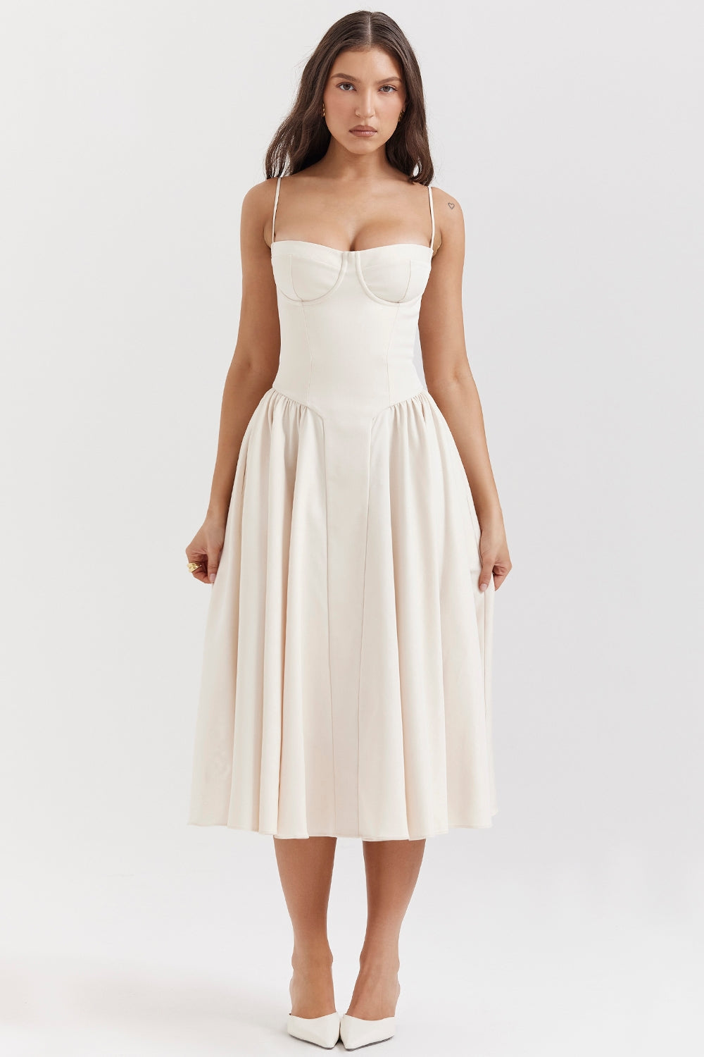 Aram | Celine Korsett-Midi-Kleid