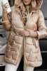 Zaniyah | Eleganter Wintermantel mit Kapuze und Füllung