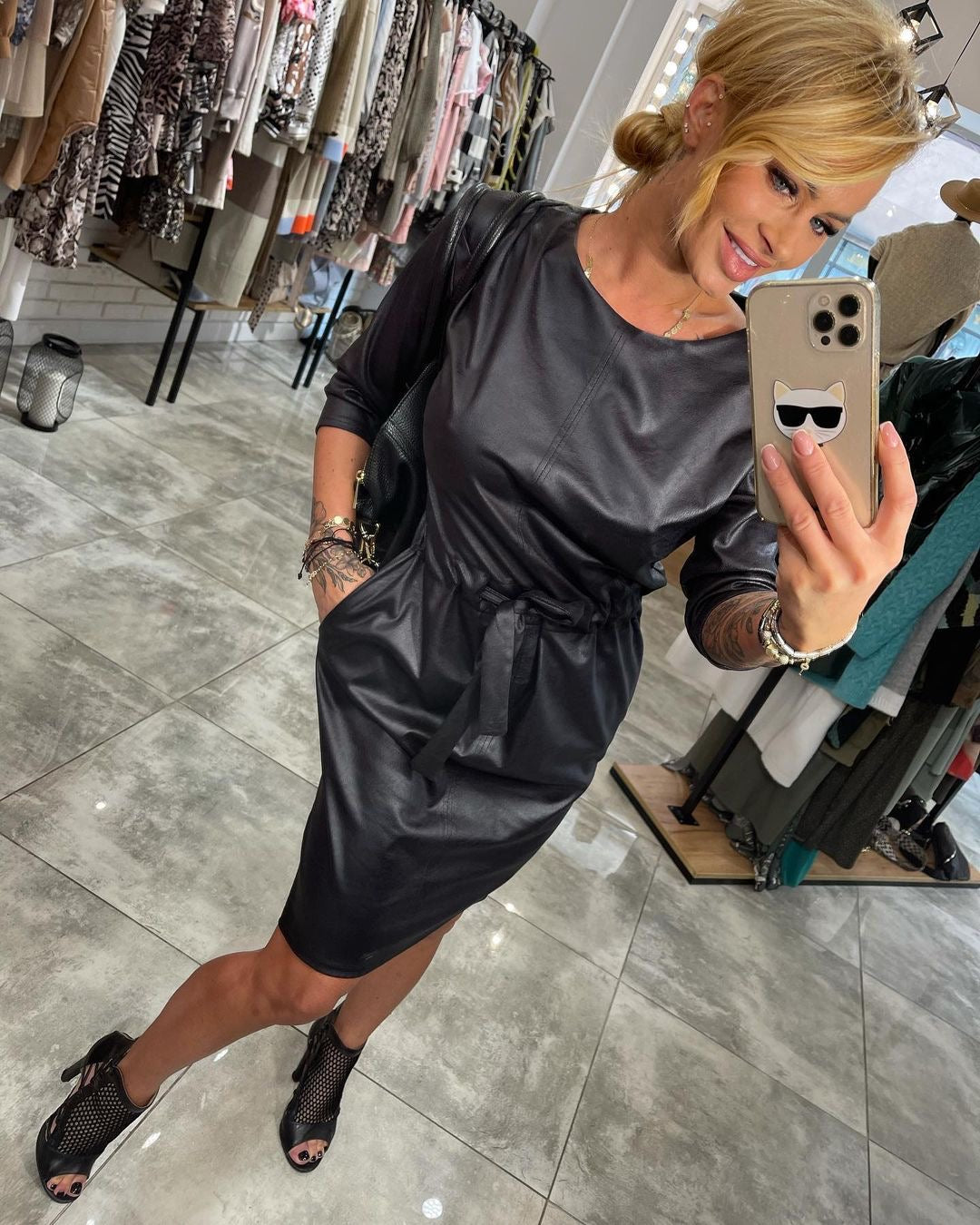 Ariana | Elegantes Midi-Kleid Damen Festtagskleid