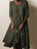 Ira | Maxikleid mit losem Rundhalsausschnitt