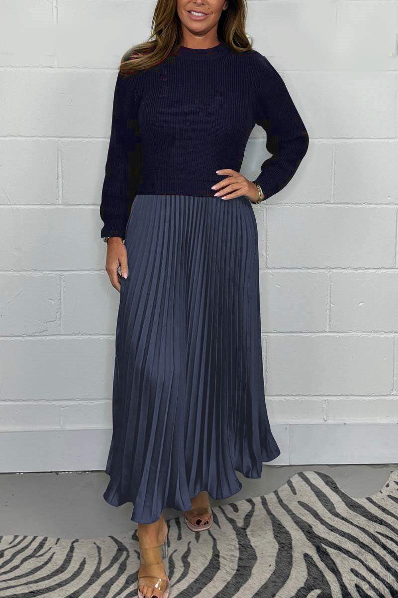 Sophia | Elegantes Kleid mit Plisseerock