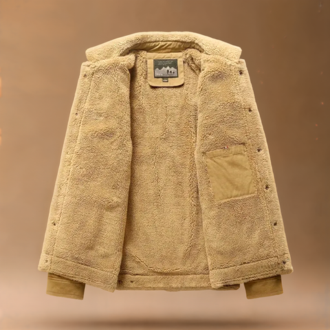 Kiloa | Timberline Truckerjacke mit Sherpa-Futter