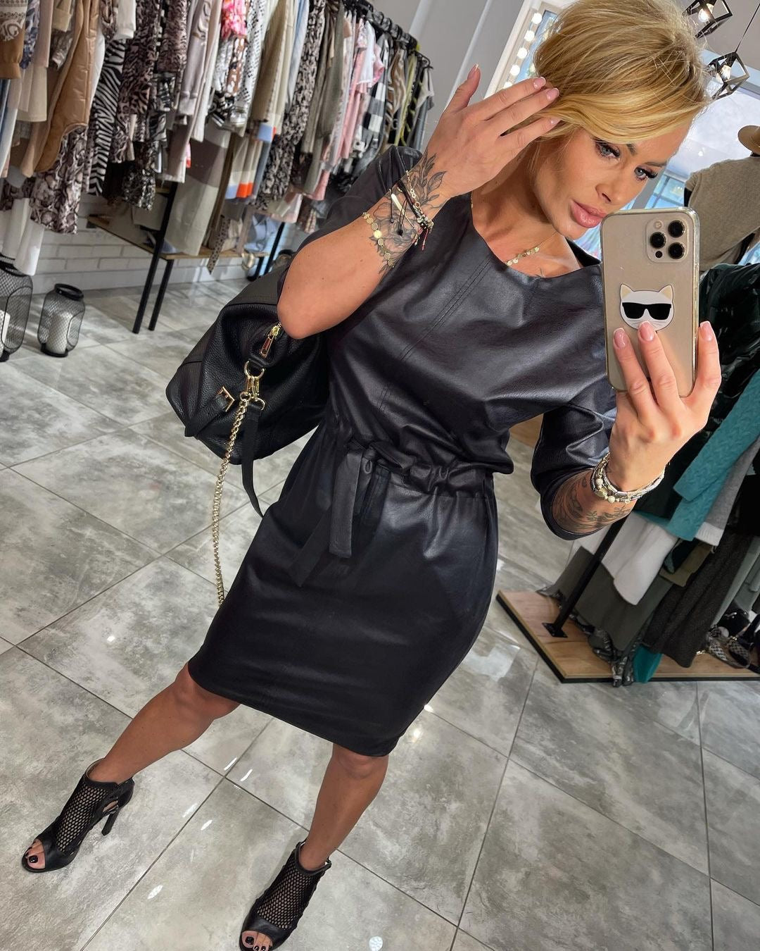 Ariana | Elegantes Midi-Kleid Damen Festtagskleid