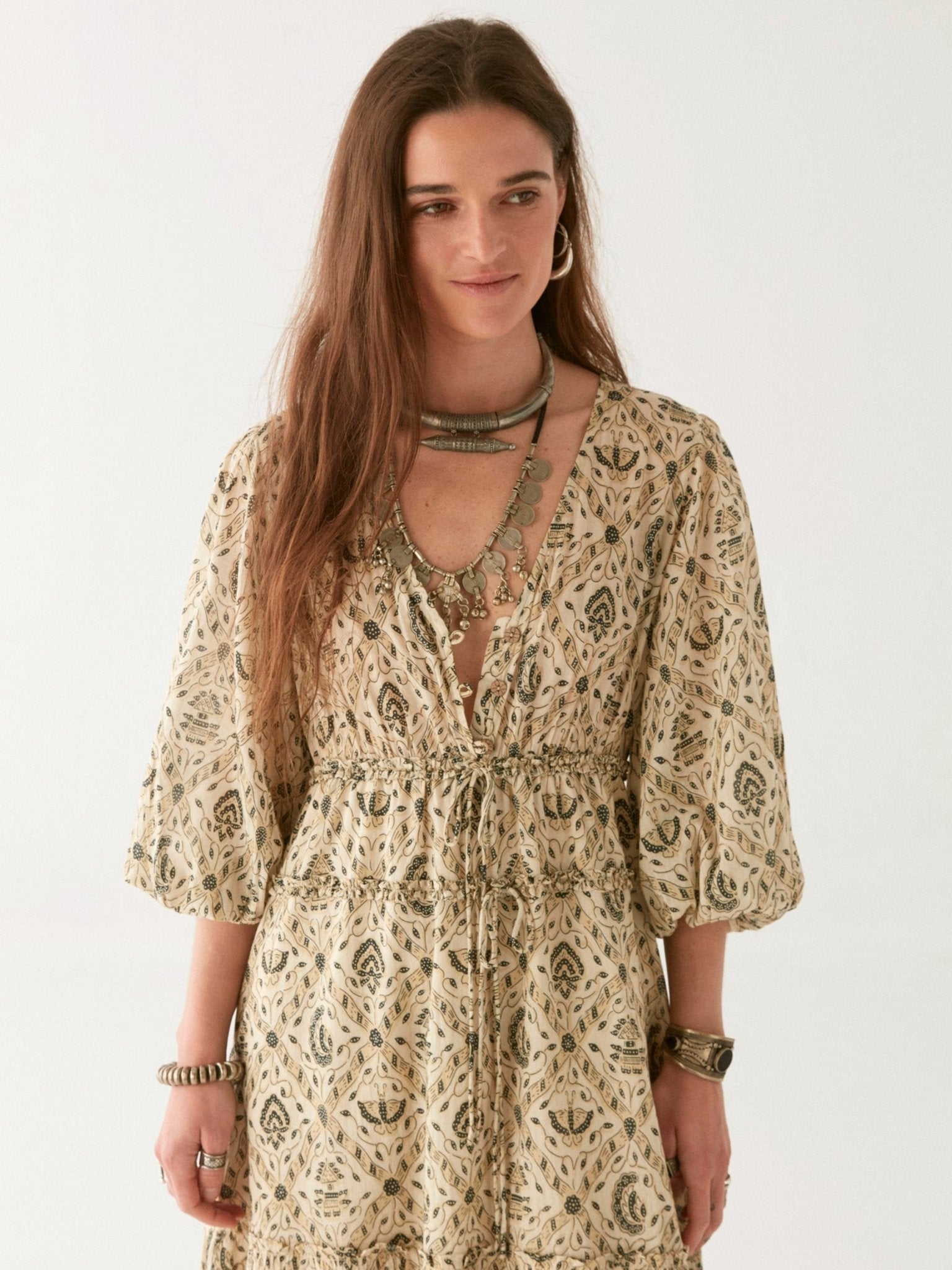 Isabella | Java Vanilla Kleid