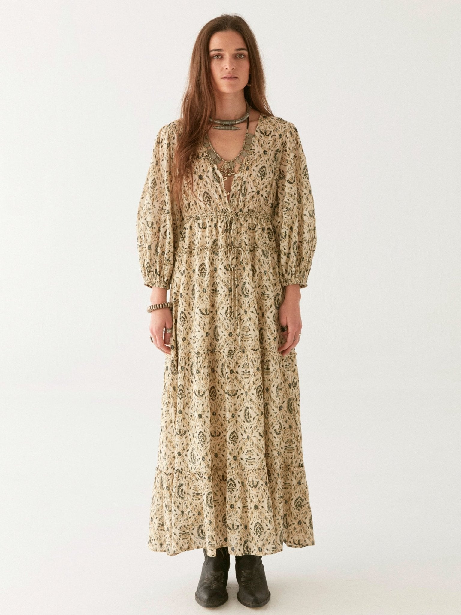 Isabella | Java Vanilla Kleid