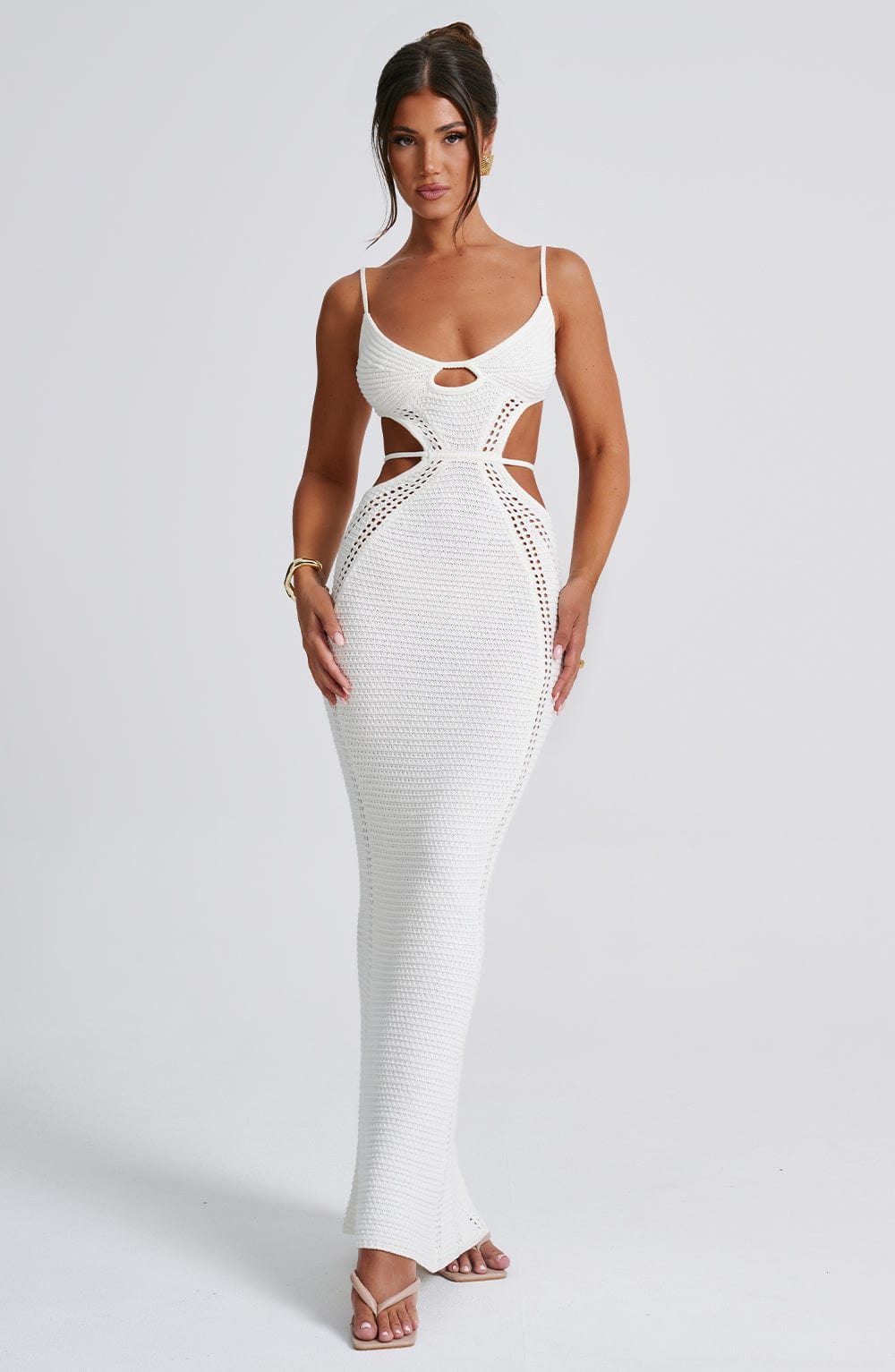 Jasmin | Maxikleid - Weiß