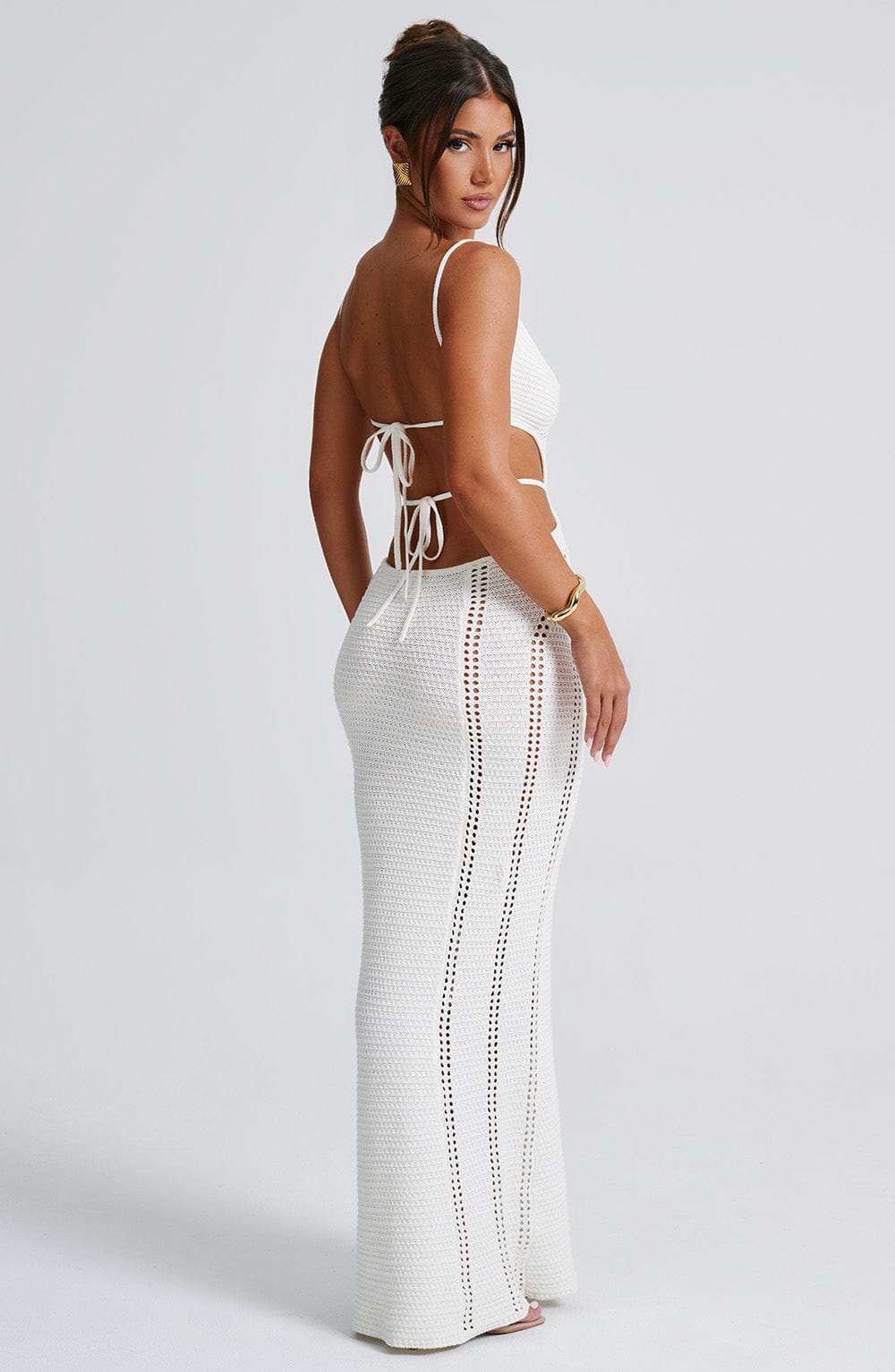 Jasmin | Maxikleid - Weiß