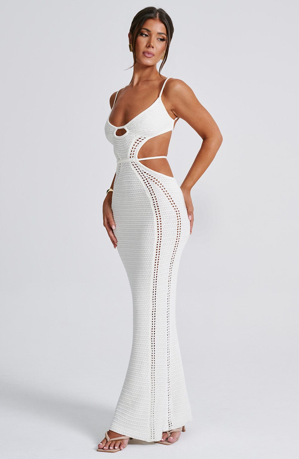 Jasmin | Maxikleid - Weiß