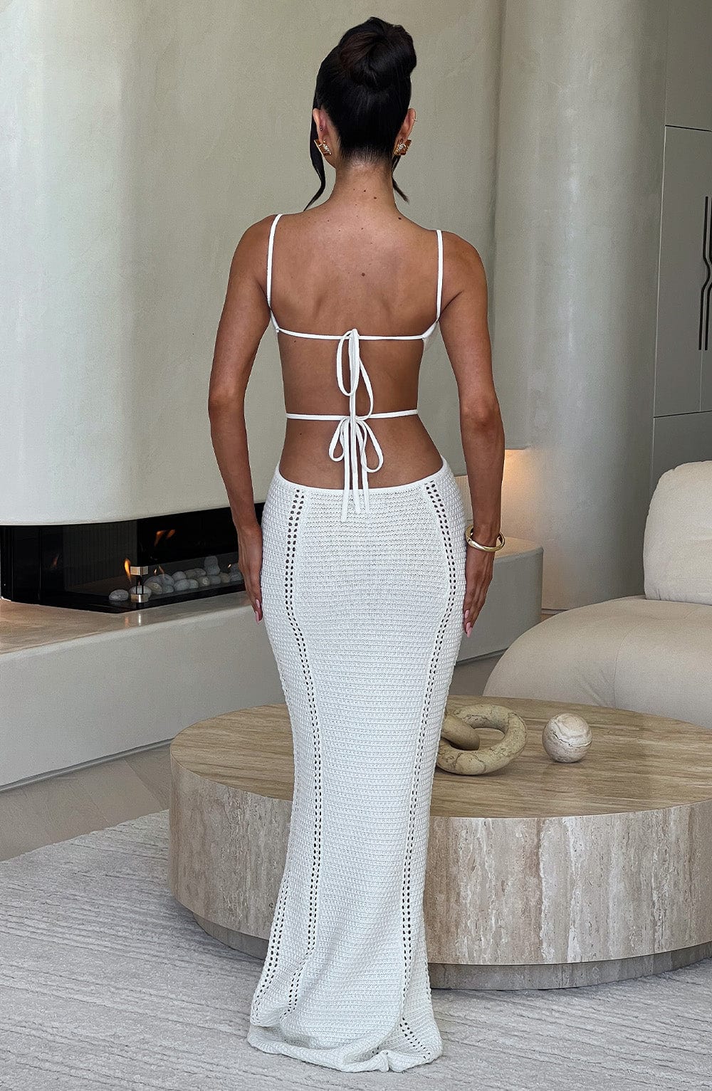 Jasmin | Maxikleid - Weiß