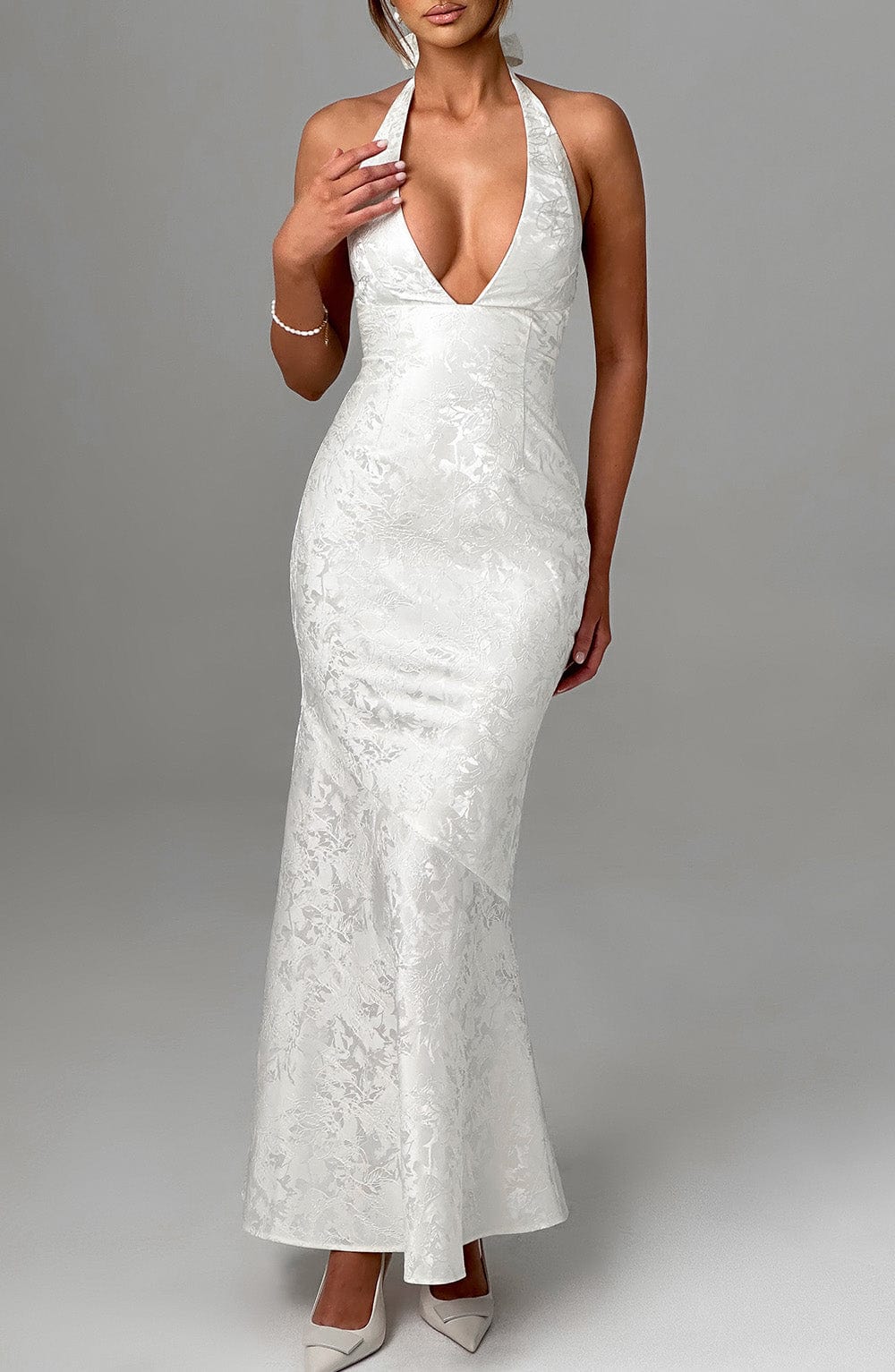 Jonna | Maxikleid - Elfenbein