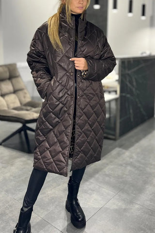 Dwight | Quilted Jacke mit elegantem Leopardenfutter