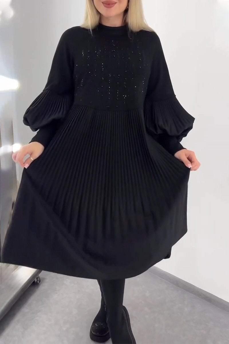 Clothilde | Stilvolles Plisseekleid für jeden Anlass