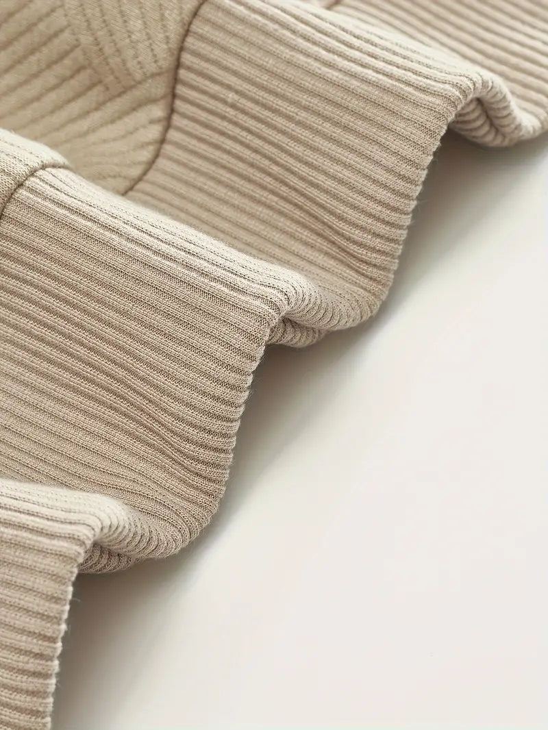 Oskar | Vintage Zip-Up Pullover mit auffälligem geometrischen Muster
