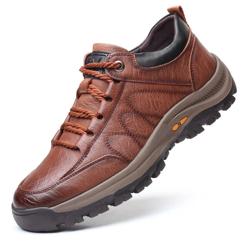 Rex | Herren-Casualschuhe aus Leder mit Handnaht