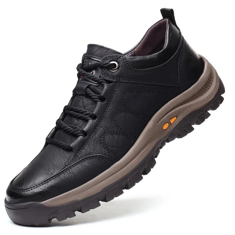 Rex | Herren-Casualschuhe aus Leder mit Handnaht
