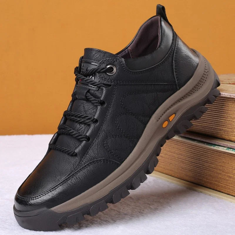 Rex | Herren-Casualschuhe aus Leder mit Handnaht